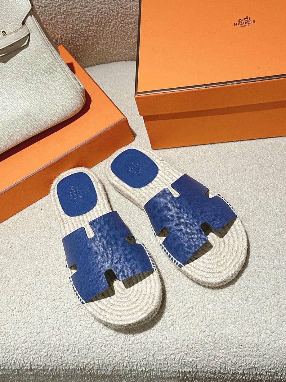 Hermes Man Straw Sandal-4